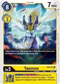 Taomon - Digital Hazard - Digimon Card Game card