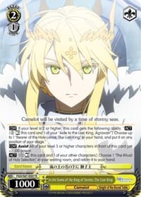 In the Name of the King of Storms, The Lion King - Fate/Grand Order THE MOVIE Divine Realm of the Round Table: Camelot - Weiss Schwarz card