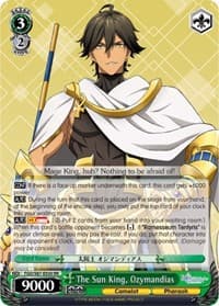 The Sun King, Ozymandias - Fate/Grand Order THE MOVIE Divine Realm of the Round Table: Camelot - Weiss Schwarz card