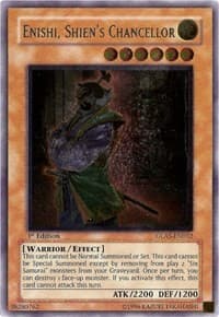 Enishi, Shien's Chancellor (UTR) - Gladiator's Assault - YuGiOh card