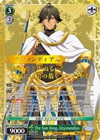 The Sun King, Ozymandias (SP) - Fate/Grand Order THE MOVIE Divine Realm of the Round Table: Camelot - Weiss Schwarz card