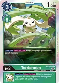 Terriermon - Digital Hazard - Digimon Card Game card
