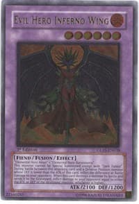 Evil Hero Inferno Wing (UTR) - Gladiator's Assault - YuGiOh card