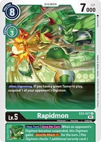 Rapidmon - Digital Hazard - Digimon Card Game card