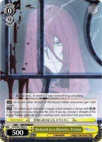 Reduced to a Monster, Tristan - Fate/Grand Order THE MOVIE Divine Realm of the Round Table: Camelot - Weiss Schwarz card