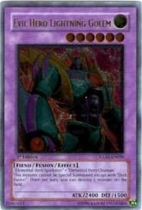 Evil Hero Lightning Golem (UTR) - Gladiator's Assault - YuGiOh card