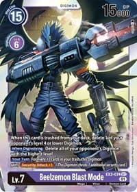 Beelzemon Blast Mode - Digital Hazard - Digimon Card Game card
