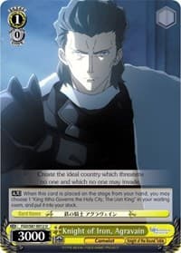 Knight of Iron, Agravain - Fate/Grand Order THE MOVIE Divine Realm of the Round Table: Camelot - Weiss Schwarz card