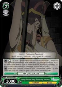 Body Outside Body, Xuanzang Sanzang - Fate/Grand Order THE MOVIE Divine Realm of the Round Table: Camelot - Weiss Schwarz card