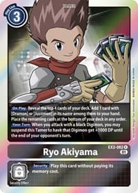 Ryo Akiyama - Digital Hazard - Digimon Card Game card