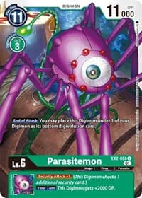 Parasitemon - Digital Hazard - Digimon Card Game card