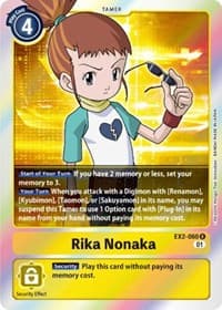 Rika Nonaka - Digital Hazard - Digimon Card Game card