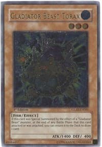 Gladiator Beast Torax (UTR) - Gladiator's Assault - YuGiOh card