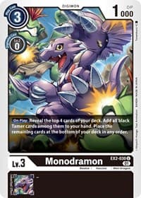 Monodramon - Digital Hazard - Digimon Card Game card