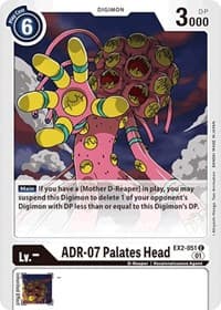 ADR-07 Palates Head - Digital Hazard - Digimon Card Game card