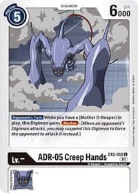 ADR-05 Creep Hands - Digital Hazard - Digimon Card Game card