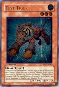 Test Tiger (UTR) - Gladiator's Assault - YuGiOh card