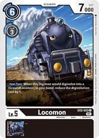 Locomon - Digital Hazard - Digimon Card Game card