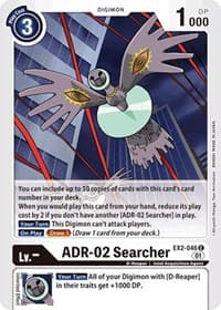 ADR-02 Searcher - Digital Hazard - Digimon Card Game card