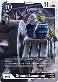 GroundLocomon - Digital Hazard - Digimon Card Game card