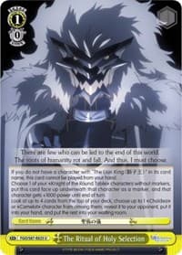 The Ritual of Holy Selection - Fate/Grand Order THE MOVIE Divine Realm of the Round Table: Camelot - Weiss Schwarz card