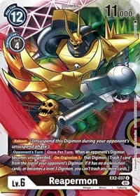 Reapermon - Digital Hazard - Digimon Card Game card