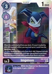 Impmon - Digital Hazard - Digimon Card Game card