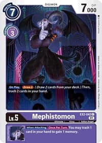 Mephistomon - Digital Hazard - Digimon Card Game card