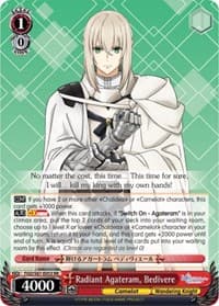 Radiant Agateram, Bedivere - Fate/Grand Order THE MOVIE Divine Realm of the Round Table: Camelot - Weiss Schwarz card