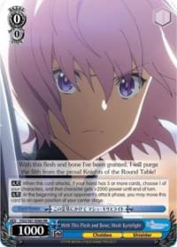With This Flesh and Bone, Mash Kyrielight - Fate/Grand Order THE MOVIE Divine Realm of the Round Table: Camelot - Weiss Schwarz card