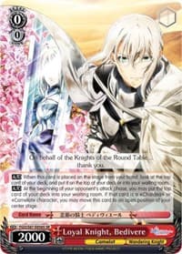 Loyal Knight, Bedivere (SR) - Fate/Grand Order THE MOVIE Divine Realm of the Round Table: Camelot - Weiss Schwarz card