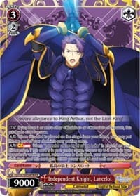 Independent Knight, Lancelot (RTR) - Fate/Grand Order THE MOVIE Divine Realm of the Round Table: Camelot - Weiss Schwarz card