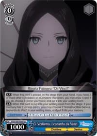 Ci Vediamo, Leonardo da Vinci - Fate/Grand Order THE MOVIE Divine Realm of the Round Table: Camelot - Weiss Schwarz card