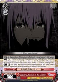 Zabaniya, Hassan of the Serenity - Fate/Grand Order THE MOVIE Divine Realm of the Round Table: Camelot - Weiss Schwarz card