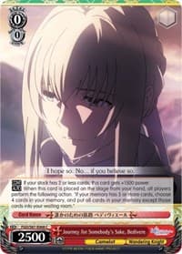 Journey for Somebody's Sake, Bedivere - Fate/Grand Order THE MOVIE Divine Realm of the Round Table: Camelot - Weiss Schwarz card
