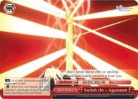 Switch On - Agateram (RRR) - Fate/Grand Order THE MOVIE Divine Realm of the Round Table: Camelot - Weiss Schwarz card
