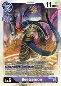 Beelzemon - Digital Hazard - Digimon Card Game card