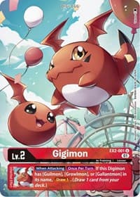 Gigimon (Alternate Art) - Digital Hazard - Digimon Card Game card