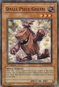 Small Piece Golem - The Duelist Genesis - YuGiOh card