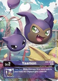 Yaamon (Alternate Art) - Digital Hazard - Digimon Card Game card