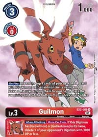 Guilmon (Alternate Art) - Digital Hazard - Digimon Card Game card