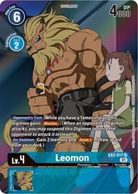 Leomon (Alternate Art) - Digital Hazard - Digimon Card Game card