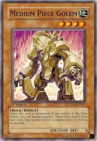 Medium Piece Golem - The Duelist Genesis - YuGiOh card