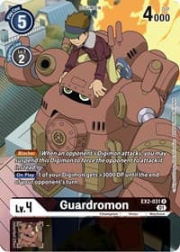 Guardromon (Alternate Art) - Digital Hazard - Digimon Card Game card