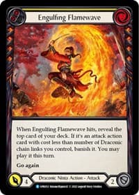 Engulfing Flamewave (Yellow) - Uprising - Flesh and Blood TCG card