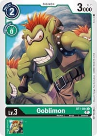 Goblimon - BT1-064 (Winner Pack New Awakening) - Release Special Booster 1.0 - Digimon Card Game card