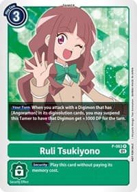 Ruri Tsukiyono (Official Tournament Pack Vol.5) - Digimon Promotion Cards - Digimon Card Game card