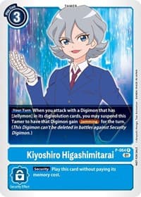 Kiyoshiro Higashimitarai (Official Tournament Pack Vol.5) - Digimon Promotion Cards - Digimon Card Game card