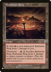 Barbarian Ring - The List Reprints - Magic: The Gathering card