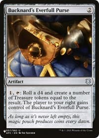 Bucknard's Everfull Purse - The List Reprints - Magic: The Gathering card